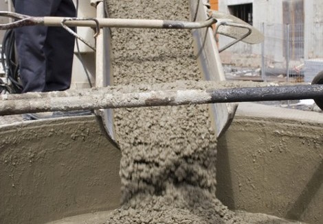 Concrete Being Poured
